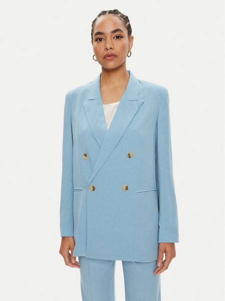 ViCOLO Marynarka TB1567 Niebieski Relaxed Fit. Niebieskie marynarki i żakiety damskie ViCOLO, xs, bez wzorów, z wiskozy. Za 359.99 zł.