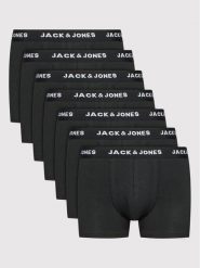 Jack & Jones Komplet 7 par bokserek Chuey 12171258 Czarny. Czarne bokserki męskie Jack & Jones, bez wzorów, z bawełny. Za 219.99 zł.