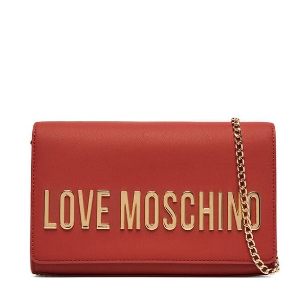 Torebka LOVE MOSCHINO. Czerwone torebki klasyczne damskie Love Moschino, bez wzorów, bez dodatków. Za 699.99 zł.