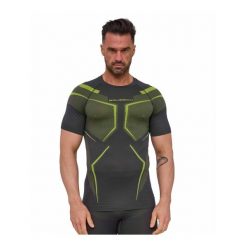 Koszulka męska termoaktywna z krótkim rękawem Brubeck DRY. Szare bielizna termoaktywna męska Brubeck, m, bez wzorów, z poliamidu. Za 129.99 zł.