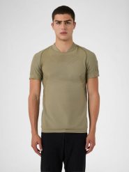 Run Fit T-shirt. Niebieskie t-shirty męskie UYN, m, bez wzorów, bez kołnierzyka. Za 316.35 zł.