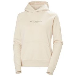 Bluza damska Helly Hansen Core. Białe bluzy bez kaptura damskie Helly Hansen, uniwersalny, z bawełny. Za 342.50 zł.