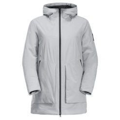 Damska kurtka puchowa Jack Wolfskin Luisenplatz. Szare kurtki damskie Jack Wolfskin, na zimę, s, bez wzorów, z materiału, bez kaptura. Za 1,256.00 zł.