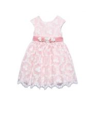 Abel & Lula Sukienka elegancka 5032 Różowy Regular Fit. Czerwone sukienki niemowlęce Abel & Lula, bez wzorów, z syntetyku, bez ramiączek. Za 589.99 zł.