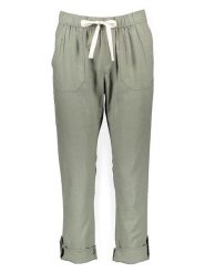 Roxy Spodnie w kolorze khaki rozmiar: M. Brązowe spodnie materiałowe damskie Roxy, bez wzorów, z materiału. Za 140.53 zł.