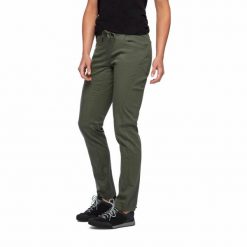 Spodnie wspinaczkowe damskie Black Diamond Credo Pants. Szare spodnie dresowe damskie Black Diamond, bez wzorów, sportowe. Za 229.99 zł.