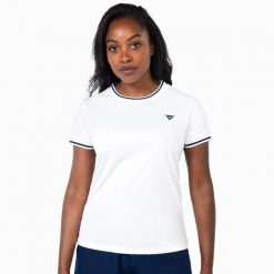 Damska koszulka tenisowa Tecnifibre Team Tech Tee. Białe t-shirty damskie TECNIFIBRE, bez wzorów, bez kołnierzyka. Za 179.99 zł.