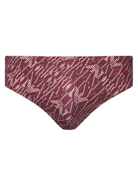 Emporio Armani Kąpielówki EM000575 AF20437 F5034 Czerwony ciemny. Czerwone kąpielówki męskie Emporio Armani, m, bez wzorów, z syntetyku. Za 213.99 zł.