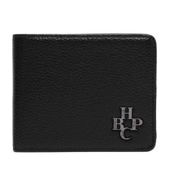 Portfel Beverly Hills Polo Club. Czarne portfele męskie Beverly Hills Polo Club, bez wzorów. Za 79.99 zł.