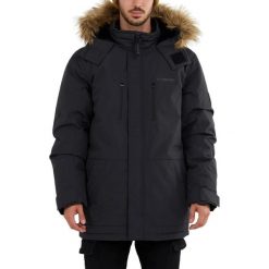 Płaszcz zimowy męski Fundango Spirit. Czarne płaszcze męskie Fundango, na zimę, m, bez wzorów, klasyczne. Za 599.90 zł.