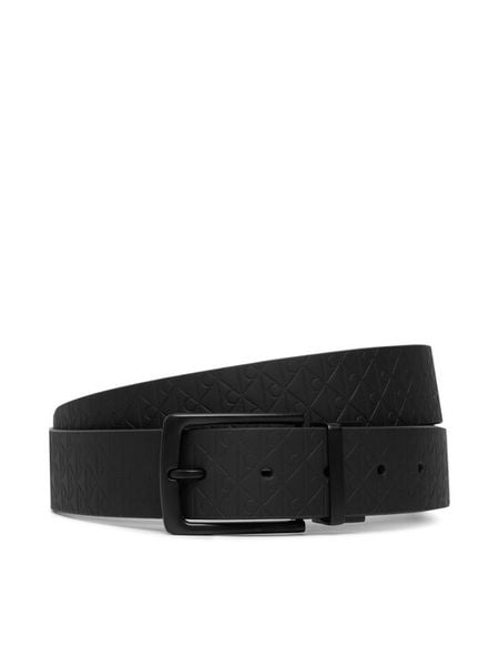 Calvin Klein Pasek Pin Buckle Rbr Aop 35Mm Adj/Rev LV04D7135G Czarny. Czarne paski męskie CALVIN KLEIN, bez wzorów, ze skóry. Za 289.99 zł.