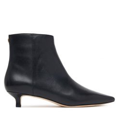 Botki LAUREN RALPH LAUREN. Czarne botki damskie Lauren Ralph Lauren, bez obcasa, na szpilce, bez zapięcia. Za 949.99 zł.