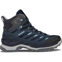 Buty trekkingowe damskie Lowa Innovo Mid Gtx. Niebieskie obuwie trekkingowe damskie Lowa, na zimę. Za 947.70 zł.