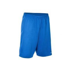 Spodenki Do Koszykówki Uniwersalne Sh100 Niebieskie. Niebieskie szorty męskie TARMAK, bez wzorów, z materiału. Za 24.99 zł.
