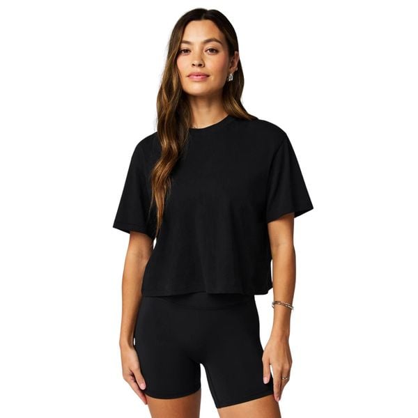 Koszulka damska Fabletics Boxy. Białe bluzki sportowe damskie FABLETICS, xl, bez wzorów, z bawełny, bez ramiączek. Za 179.00 zł.