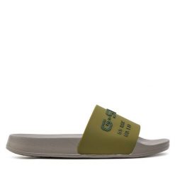 Klapki G-Star Raw. Szare klapki damskie G-Star Raw, bez wzorów, bez obcasa. Za 129.99 zł.