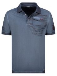 Canadian Peak Koszulka polo "Keoneak" w kolorze granatowym rozmiar: XXL. Niebieskie koszulki polo męskie Canadian Peak, xxl, bez wzorów, z bawełny, bez ramiączek. Za 86.99 zł.