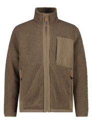 CMP Kurtka pluszowa w kolorze jasnobrązowym rozmiar: 54. Brązowe kurtki męskie CMP, bez wzorów, bez kaptura. Za 232.23 zł.