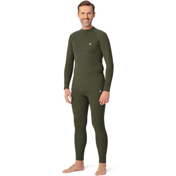 Męskie Legginsy sportowe Tagart Winter z warstwą termoizolacyjną. Zielone bielizna termoaktywna męska tagart. Za 179.00 zł.