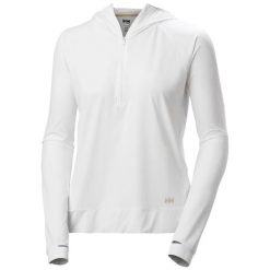 Damska bluza z kapturem zapinana na zamek 1/2 Helly Hansen Shine Solen. Białe bluzy z kapturem damskie Helly Hansen. Za 422.00 zł.
