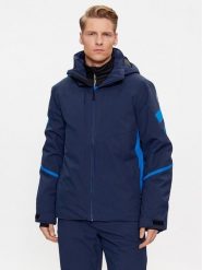 Rossignol Kurtka narciarska Fonction RLMMJ04 Granatowy Regular Fit. Niebieskie kurtki narciarskie i snowboardowe damskie Rossignol, m, bez wzorów, z syntetyku, bez kaptura, narciarskie. Za 1,339.00 zł.