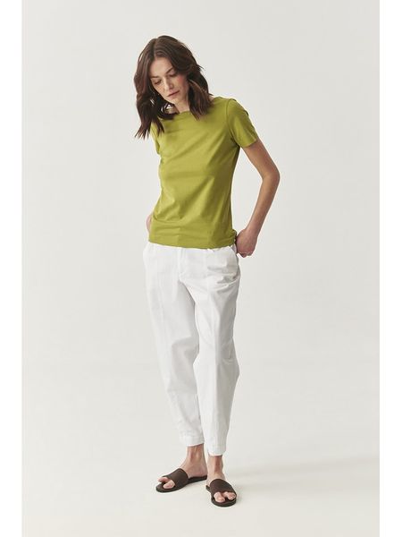 TATUUM Koszulka w kolorze zielonym rozmiar: S. Zielone bluzki damskie Tatuum, s, bez wzorów, bez kołnierzyka. Za 95.92 zł.