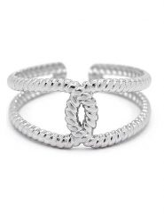 MOODE Pierścionek "Tatiana" rozmiar: onesize. Szare pierścionki damskie MOODE, ze stali. Za 43.99 zł.