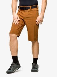 Spodenki rowerowe Mons Royale Virage Bike Shorts - copper S. Brązowe szorty męskie Mons Royale, na lato, bez wzorów, z elastanu, klasyczne. Za 339.99 zł.