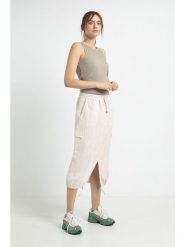 Josephine & Co Spódnica "Jax" w kolorze kremowym rozmiar: 38. Brązowe spódniczki damskie Josephine & Co, bez wzorów, midi, bombki. Za 230.99 zł.