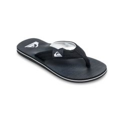 Japonki plażowe męskie Quiksilver MOLOKAI LAYBACK. Czarne klapki i japonki męskie Quiksilver. Za 109.99 zł.