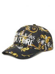 Versace Jeans Couture Czapka z daszkiem 78VAZK10 Czarny. Czarne czapki z daszkiem damskie Versace Jeans Couture, bez wzorów, z bawełny. Za 189.99 zł.