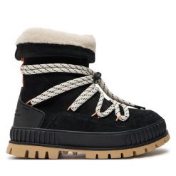 Trapery Palladium. Czarne trapery damskie Palladium, bez obcasa. Za 469.99 zł.