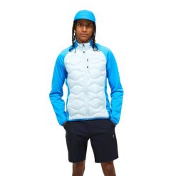 Kurtka Peak Performance puchowa męska Helium Down Hybrid Jacket niebieska - M. Niebieskie kurtki męskie Peak Performance, m, bez wzorów, z puchu, bez kaptura. W wyprzedaży za 919.00 zł.
