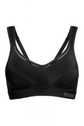Biustonosz treningowy Shock Absorber Active Classic Support. Czarne biustonosze sportowe damskie CHAMPION, bez wzorów, z elastanu. Za 139.99 zł.