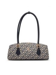 Tommy Hilfiger Torebka Th Grace Shoulder Bag Jacquard AW0AW18752 Niebieski. Niebieskie torebki klasyczne damskie Tommy Hilfiger, bez wzorów, z materiału, bez dodatków. Za 649.99 zł.