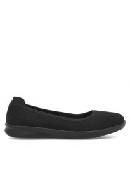 Clara Barson Baleriny Marle H20630-01 Czarny. Czarne baleriny damskie Clara Barson, bez wzorów, z materiału, bez obcasa. Za 55.99 zł.
