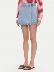 Pepe Jeans Spódnico-szorty PL801187 Niebieski Regular Fit. Niebieskie szorty damskie Pepe Jeans, bez wzorów, z bawełny. Za 209.99 zł.
