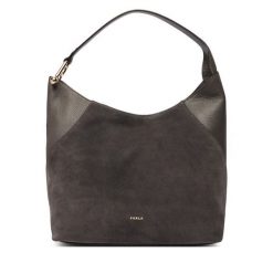Torebka Furla. Szare torebki klasyczne damskie Furla, bez wzorów, bez dodatków. Za 1,839.00 zł.