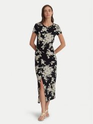 Lauren Ralph Lauren Sukienka letnia 250933444001 Czarny Slim Fit. Czarne sukienki damskie Lauren Ralph Lauren, na lato, s, bez wzorów, z bawełny, bez kołnierzyka, bez ramiączek. Za 739.99 zł.