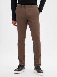 Finshley & Harding spodnie chino Mężczyźni Bawełna brązowy, 36-34. Brązowe spodnie materiałowe męskie Finshley & Harding, bez wzorów, z bawełny, biznesowe. Za 329.95 zł.