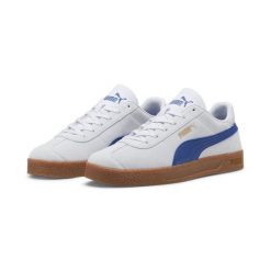 Trampki Puma Club, Biały, Mężczyźni. Szare trampki i tenisówki męskie Puma, bez wzorów, z gumy, bez zapięcia. W wyprzedaży za 199.00 zł.
