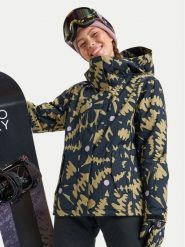 Roxy Kurtka snowboardowa Jetty ERJTJ03529 Czarny Regular Fit. Czarne kurtki narciarskie i snowboardowe damskie Roxy, xs, bez wzorów, z syntetyku, bez kaptura, narciarskie. Za 459.99 zł.