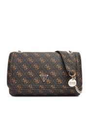 Guess Torebka Noelle II HWQG96 72210 Brązowy. Brązowe torebki klasyczne damskie Guess, z aplikacjami, ze skóry, bez dodatków. Za 349.99 zł.