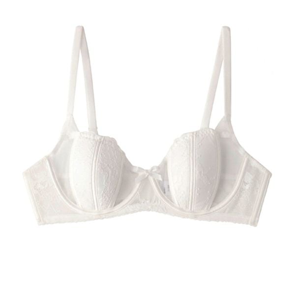 Biustonosz francuski z eleganckim krojem Anjali. Brązowe biustonosze Intica, bez wzorów. Za 109.00 zł.