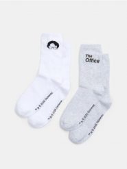 Skarpetki The Office 2 pack - wielobarwny. Skarpetki męskie Sinsay, bez wzorów. Za 15.99 zł.