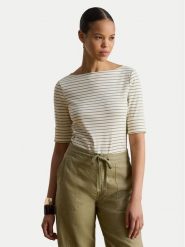LAUREN RALPH LAUREN Bluzka Judy 200P13919002 Beżowy Regular Fit. Brązowe bluzki damskie Lauren Ralph Lauren, m, bez wzorów, z bawełny, bez ramiączek. Za 329.99 zł.