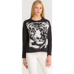SWETER LIU JO. Czarne swetry klasyczne damskie Liu Jo, m, bez kołnierzyka. Za 989.00 zł.