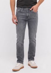 Męskie Spodnie Jeansowe Mustang Style Orlando Slim Denim Grey 1017691 4500 313. Szare spodnie materiałowe męskie Mustang, bez wzorów, z denimu. Za 179.99 zł.