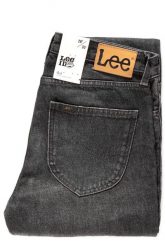 SPODNIE LEE DAMSKIE ELLY BLACK AUTHENTIC L30XFFRI 112106860. Czarne spodnie materiałowe damskie Lee, bez wzorów, z jeansu. W wyprzedaży za 89.99 zł.