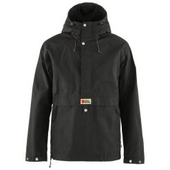 Kurtka turystyczna męska Fjallraven Vardag Anorak. Szare kurtki męskie Fjällräven, m, bez wzorów, z softshellu, sportowe, bez kaptura. Za 889.35 zł.